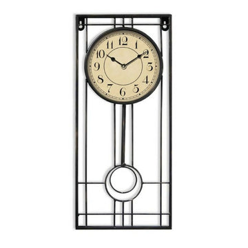 Wall Clock Versa Metal (4,5 x 45 x 20 cm)