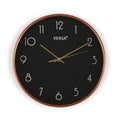 Wall Clock Versa Black Plastic 4 x 30 x 30 cm