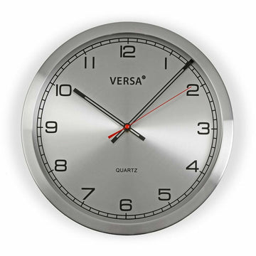 Wall Clock Versa Aluminium (4,1 x 35 x 35 cm)