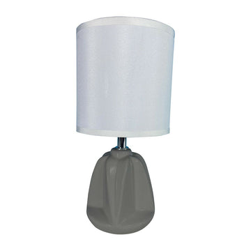 Schreibtischlampe Versa Adam Grey Ceramic Textile (13 x 29 x 10,5 cm)