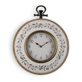 Wall Clock Versa Sheets Metal MDF Wood 50 x 6,5 x 40 cm