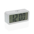 Alarm Clock Versa White Metal 3,9 x 6,5 x 13,4 cm