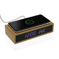 Alarm Clock Versa Bamboo Minimalist 7,3 x 3,5 x 16 cm