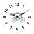 Wall Clock Versa Bicycle Wood 4 x 30 x 30 cm