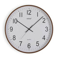 Wall Clock Versa Plastic Quartz MDF Wood 5,2 x 50 x 50 cm