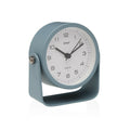 Table clock Versa Alura Blue Plastic 4,1 x 10 x 10 cm