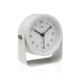 Table clock Versa Alura White Plastic 4,1 x 10 x 10 cm