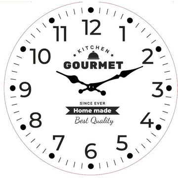 Wall Clock Versa Gourmet Wood 4 x 30 x 30 cm