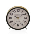 Table clock Versa Grand Hotel Metal 4,5 x 18,5 x 18,5 cm