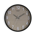 Wall Clock Versa Black Plastic 4,5 x 30 x 30 cm