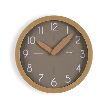 Wall Clock Versa Grey Plastic Minimalist 4,1 x 30 x 30 cm