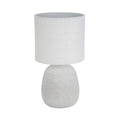 Desk lamp Versa Linen Ceramic 40 W 22 x 41 cm