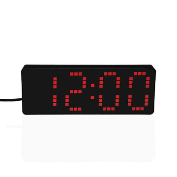 Alarm Clock Versa Black Red