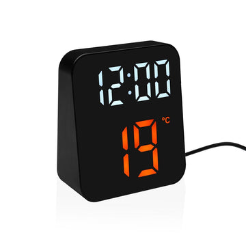 Alarm Clock Versa White Black