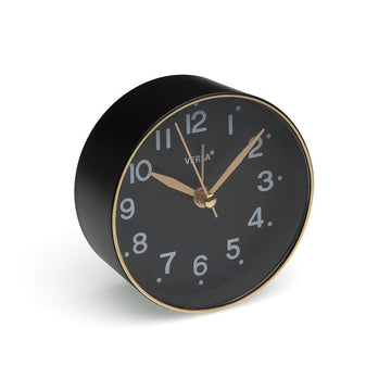 Alarm Clock Versa Black Plastic
