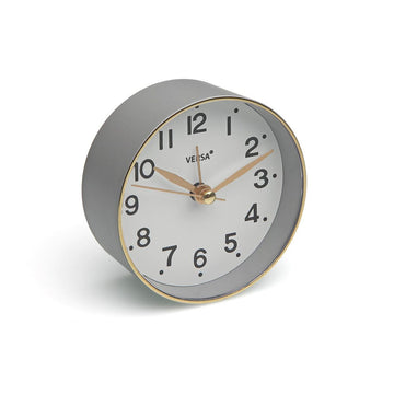 Alarm Clock Versa Grey Plastic