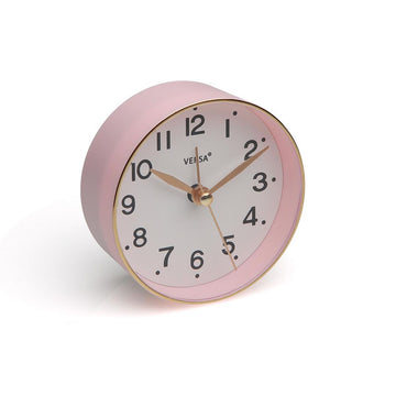 Alarm Clock Versa Pink Plastic
