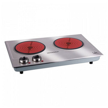 Portable Ceramic Hob JATA V532 Steel 1200 W 2400 W