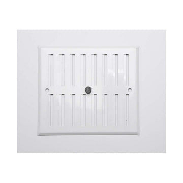 Grille Fepre Adjustable Aluminium White (17 x 19 cm)