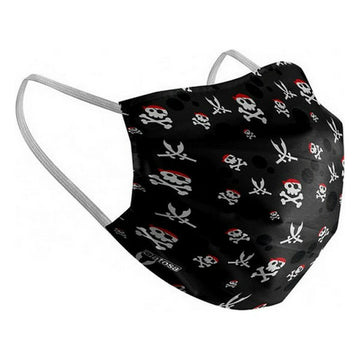 Hygienic Reusable Fabric Mask 6-9 years Pirate