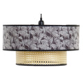 Ceiling Light DKD Home Decor 40W Natural Black (46 x 46 x 25 cm)