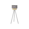 Floor Lamp DKD Home Decor Natural Black Metal Palms Polyester Colonial (60 x 60 x 129 cm)