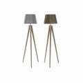 Floor Lamp DKD Home Decor 40 x 40 x 154 cm Natural Grey Brown 250 V 60 W Pinewood (2 Units)