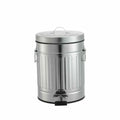 Rubbish Bin DKD Home Decor Silver Iron Basic (20 x 20 x 31 cm) (5 L)