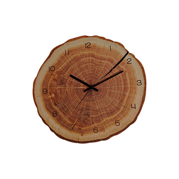 Wall Clock DKD Home Decor Wood MDF Wood (35 x 3 x 35 cm)