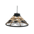 Ceiling Light DKD Home Decor Rattan Bicoloured 50 W (41 x 41 x 21 cm)