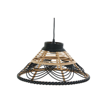 Ceiling Light DKD Home Decor Rattan Bicoloured 50 W (41 x 41 x 21 cm)