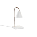 Desk lamp DKD Home Decor Golden White (15 x 15 x 33 cm)