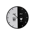 Wall Clock DKD Home Decor White Black Metal Modern 60 x 4 x 60 cm (2 Units)