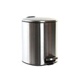 Pedal bin DKD Home Decor Silver Stainless steel polypropylene Basic 5 L