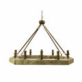 Ceiling Light DKD Home Decor Fir Metal Vintage (86 x 44 x 67,5 cm)