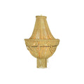 Ceiling Light DKD Home Decor Yellow Brown Metal MDF Wood 40 W 50 x 50 x 73 cm