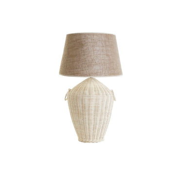 Desk lamp DKD Home Decor White Brown 50 W 220 V 42 x 42 x 70 cm