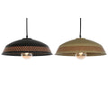 Ceiling Light DKD Home Decor Brown Black Cream Metal 50 W 42 x 42 x 24 cm (2 Units)