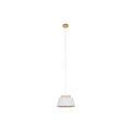 Ceiling Light DKD Home Decor White Brown Natural Bamboo 50 W 30 x 30 x 20 cm