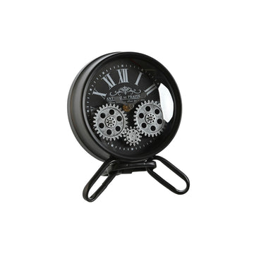 Table clock Home ESPRIT Black Silver