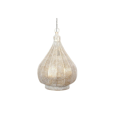 Ceiling Light Home ESPRIT White Golden Metal 40 W 40 x 40 x 55 cm