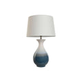 Desk lamp Home ESPRIT Bicoloured Ceramic 50 W 220 V 40 x 40 x 70 cm