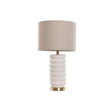 Desk lamp Home ESPRIT Beige Golden