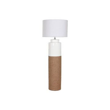 Floor Lamp Home ESPRIT White Brown 220 V 50 X 50 X 139,5 cm