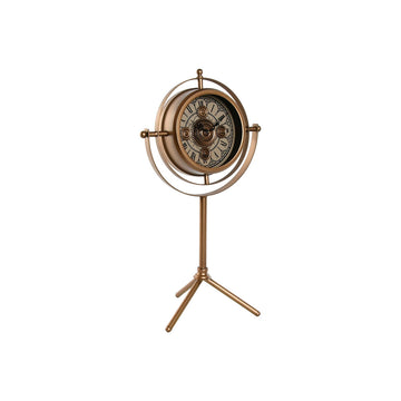 Table clock Home ESPRIT Golden Metal Crystal 36 X 24 X 66,5 cm