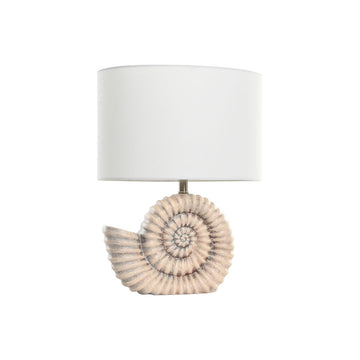 Desk lamp Home ESPRIT White Beige