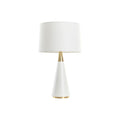 Desk lamp Home ESPRIT White Golden 50 W 220 V