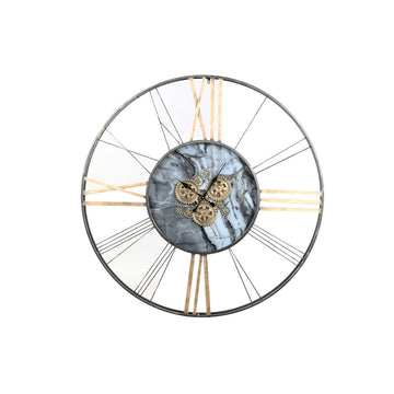 Wall Clock Home ESPRIT White Golden Metal 140 x 9 x 140 cm