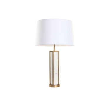 Desk lamp Home ESPRIT White Beige Golden 50 W 220 V