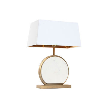 Desk lamp Home ESPRIT White Golden 50 W 220 V